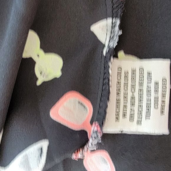 Style & Co Button Down Sunglass Blouse Sleeveless Size M - Picture 6 of 7